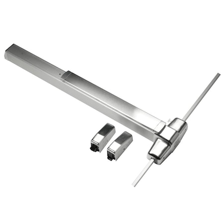 Von Duprin Grade 1 Surface Vertical Rod Exit Bar, Wide Stile Pushpad, 48-in Panic Device, 84-in Door Height, Ex QEL9827EO 4 26D